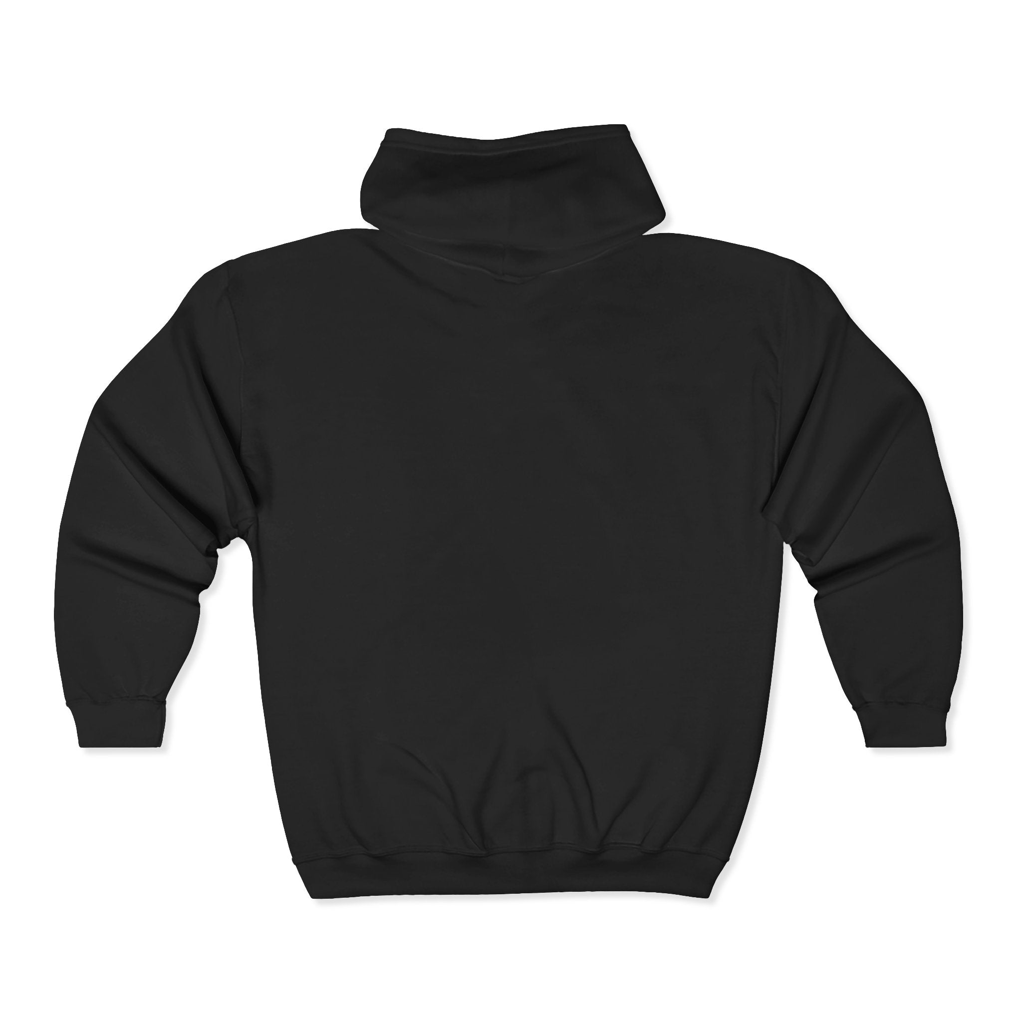 Dear Whoever Zip Hoodie — Gold Lettering Full-Zip Hooded Sweatshirt