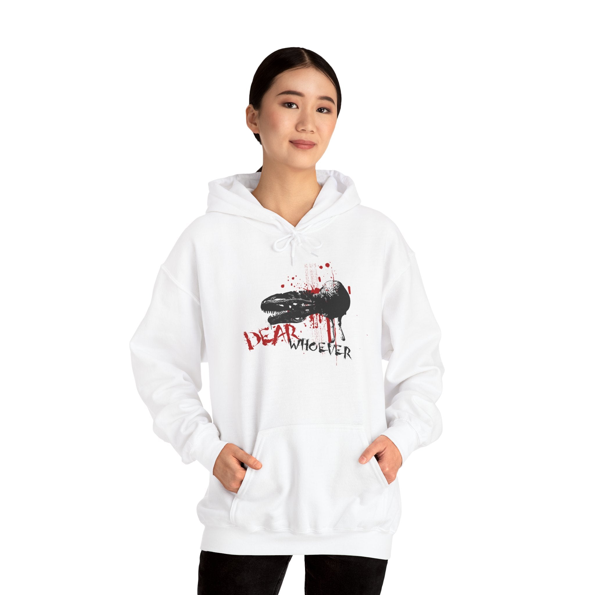 Hoodie — Dark Grunge "Dear Murder" Blood-Splatter Graphic
